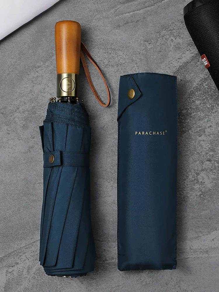 Golf Umbrella Large - KK-Regenschirm Wasserdichter Doppelschichtiger Winddichter 10-Speichen-Regenschirm Herren