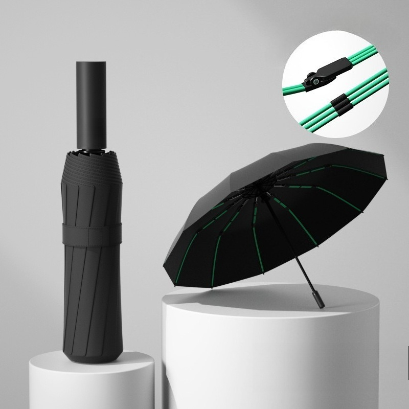 Golf Umbrella Large - Automatischer Regenschirm, Allwetter-Regenschirm, großer, verstärkter Sonnenschutz,