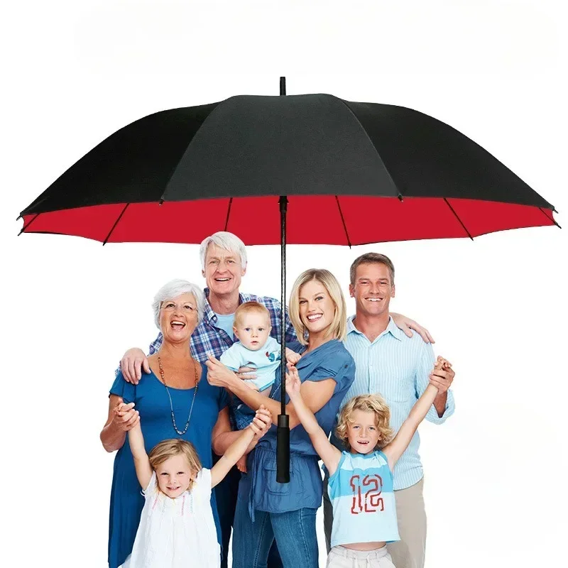 Golf Umbrella Large - Automatischer Regenschirm mit Langem Griff, Tragbar,