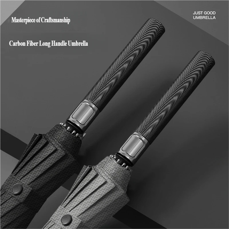 Golf Umbrella Large - 16-Rippen Automatischer Regenschirm aus Carbonfaser, Extra