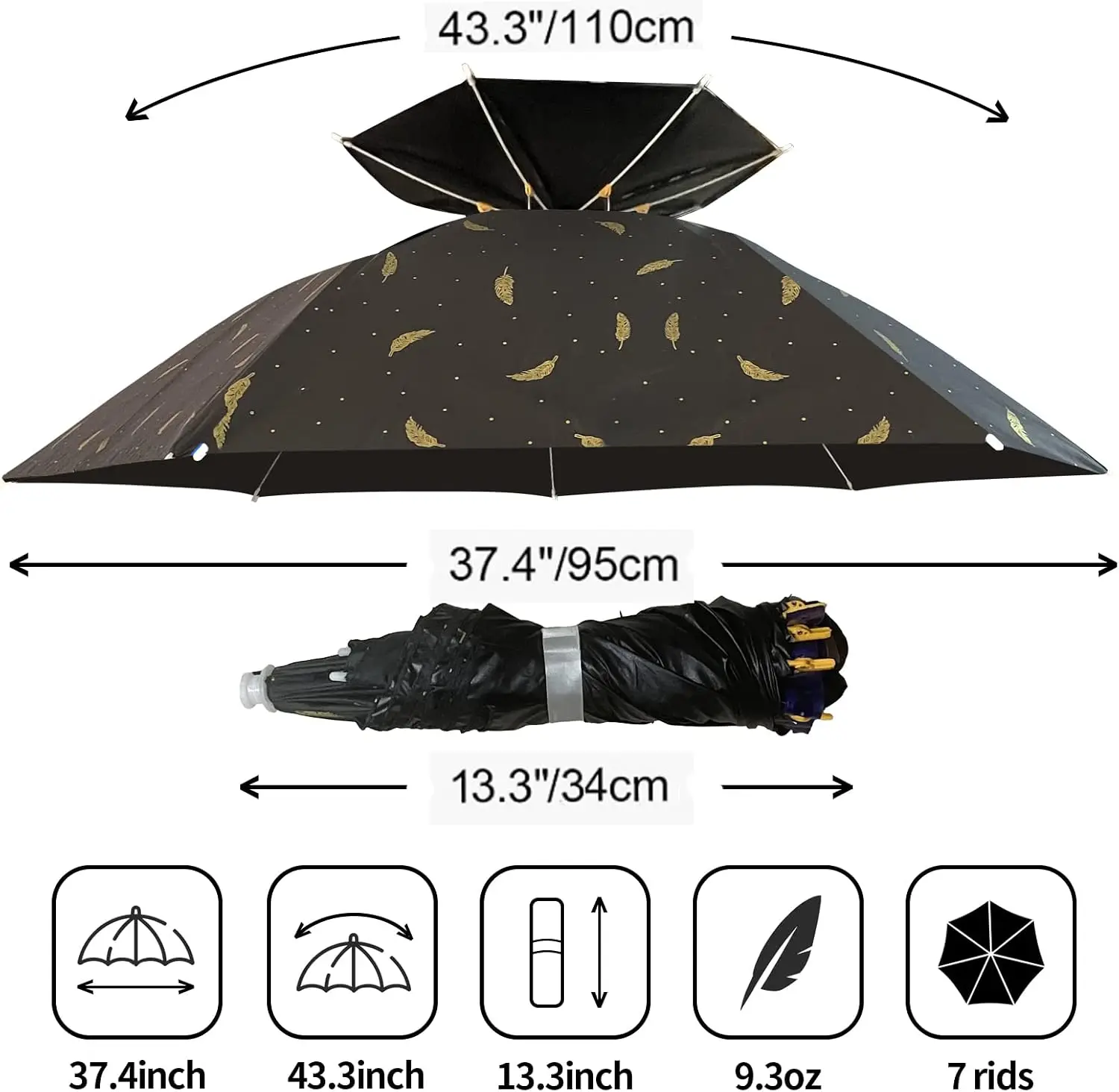 Regenschirm-Hut, faltbar, vers – Golf Umbrella Large Bewertung und Preis
