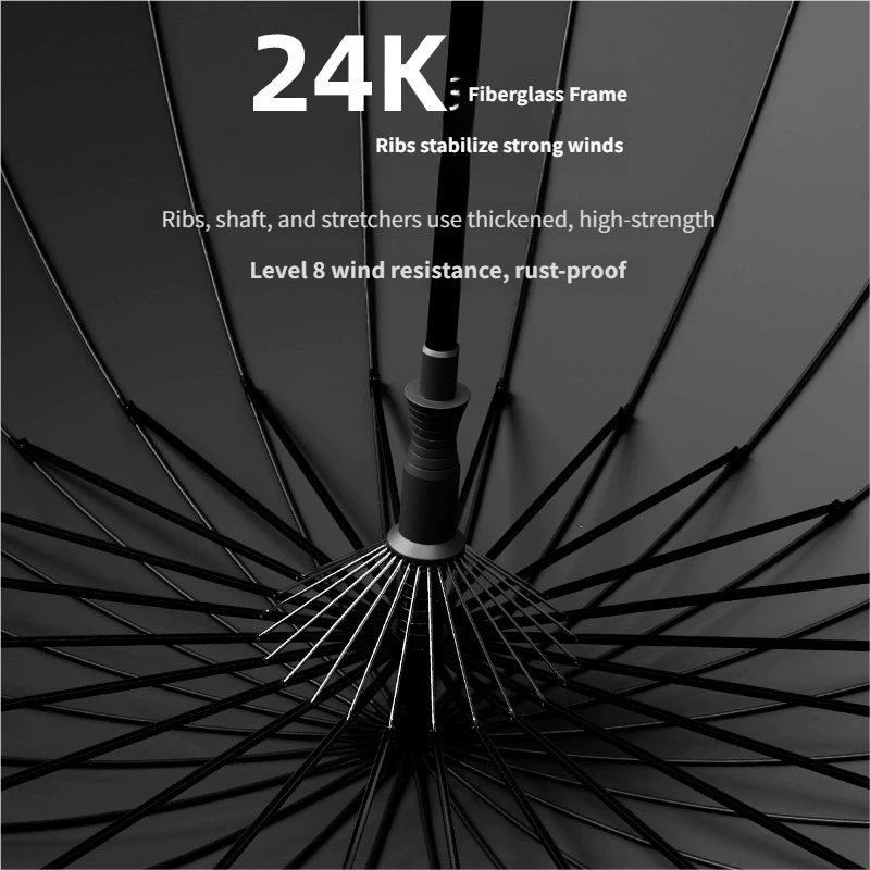 Extragroßer 24-Rippen-Regensch – Golf Umbrella Large Bewertung und Preis