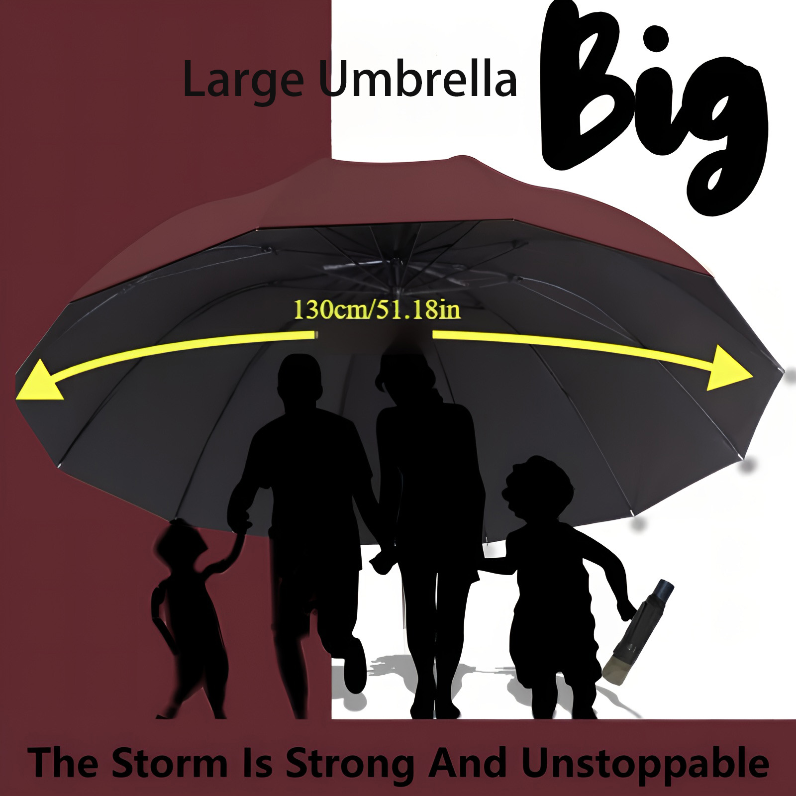 Großer, windbeständiger, UV-be – Golf Umbrella Large Bewertung und Preis